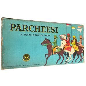 Vintage Parcheesi A Royal Game Of India Selchow And Righter CO Made In USA‎